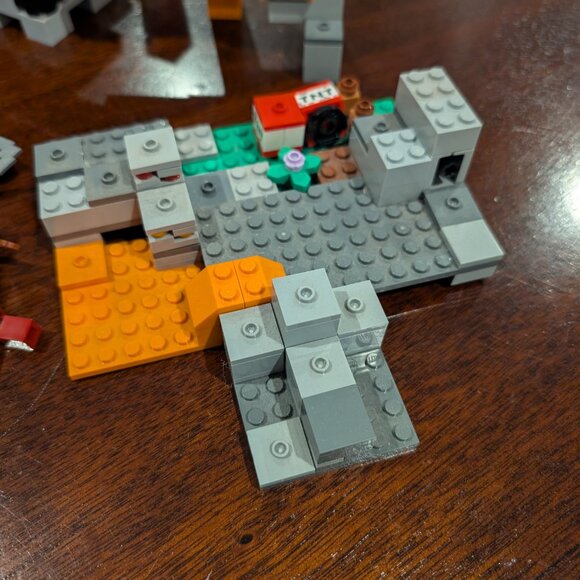 ⛏️ LEGO Minecraft Lot – Minifigs, Terrain, TNT, Mobs – Incomplete Sets - Picture 6 of 8